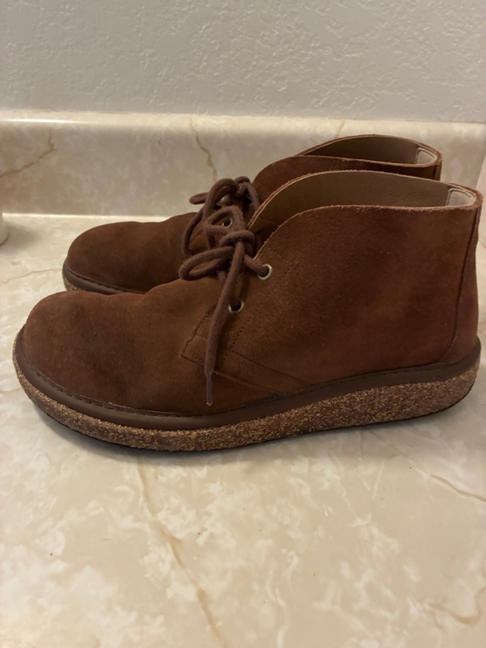 Birkenstock Uppsala Men's Brown Suede Chukka Boots